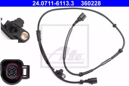 Датчик, частота вращения колеса ATE купить