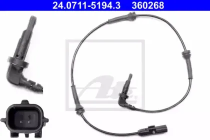 Датчик, частота вращения колеса ATE купить