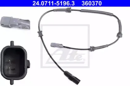 Датчик, частота вращения колеса ATE купить