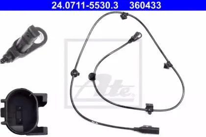 Датчик, частота вращения колеса ATE купить