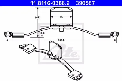 Пружина, тормозной суппорт ATE купить