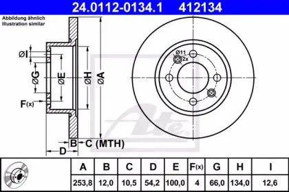 Тормозной диск ATE купить