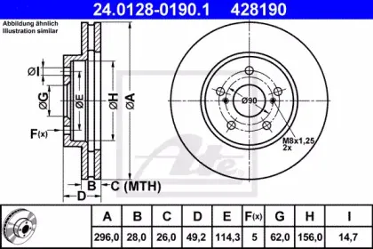 Тормозной диск ATE купить