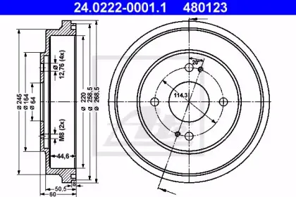 Тормозной барабан ATE купить