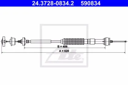Трос, управление сцеплением ATE купить