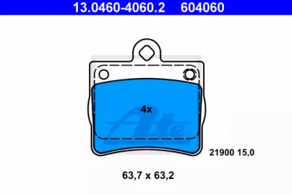 Комплект тормозных колодок, дисковый тормоз ATE купить