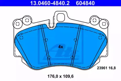 Комплект тормозных колодок, дисковый тормоз ATE купить