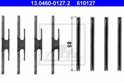 Комплектующие, колодки дискового тормоза ATE купить