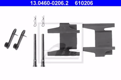 Комплектующие, колодки дискового тормоза ATE купить