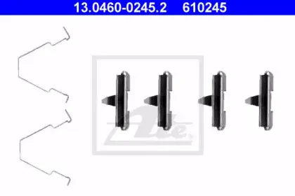 Комплектующие, колодки дискового тормоза ATE купить