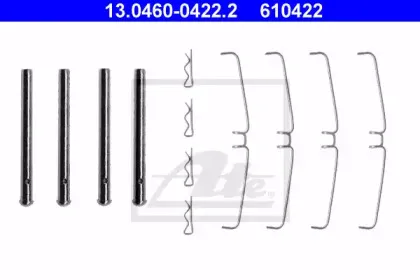 Комплектующие, колодки дискового тормоза ATE купить