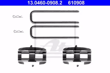 Комплектующие, колодки дискового тормоза ATE купить