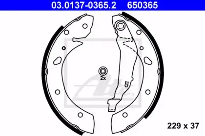 Комплект тормозных колодок ATE купить