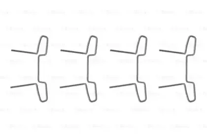 Комплектующие, колодки дискового тормоза BOSCH купить