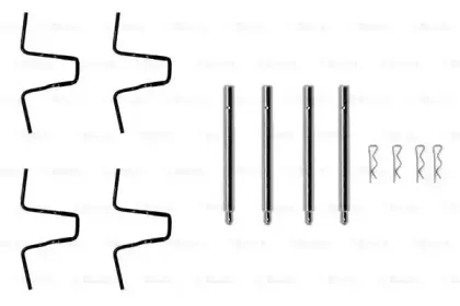 Комплектующие, колодки дискового тормоза BOSCH купить