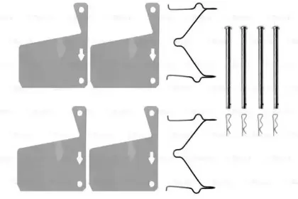 Комплектующие, колодки дискового тормоза BOSCH купить