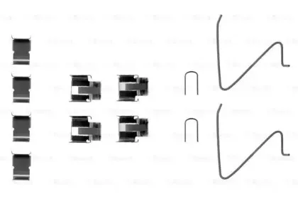 Комплектующие, колодки дискового тормоза BOSCH купить