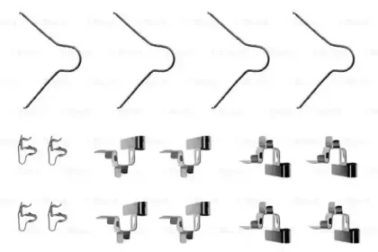 Комплектующие, колодки дискового тормоза BOSCH купить