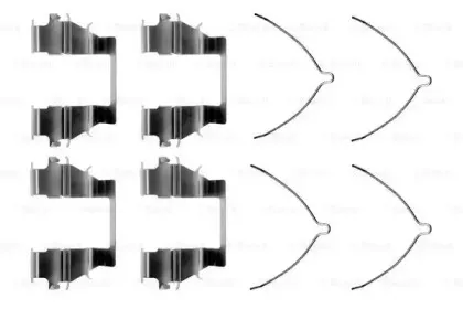 Комплектующие, колодки дискового тормоза BOSCH купить