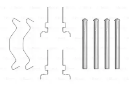 Комплектующие, колодки дискового тормоза BOSCH купить