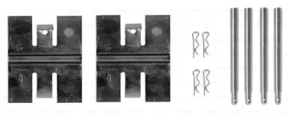 Комплектующие, колодки дискового тормоза BOSCH купить