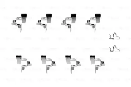 Комплектующие, колодки дискового тормоза BOSCH купить