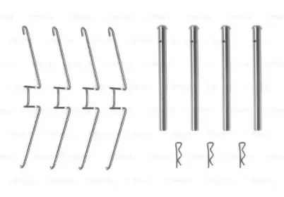 Комплектующие, колодки дискового тормоза BOSCH купить