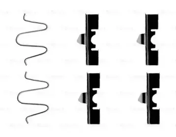 Комплектующие, колодки дискового тормоза BOSCH купить