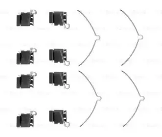 Комплектующие, колодки дискового тормоза BOSCH купить
