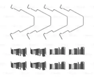 Комплектующие, колодки дискового тормоза BOSCH купить