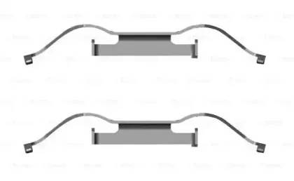 Комплектующие, колодки дискового тормоза BOSCH купить