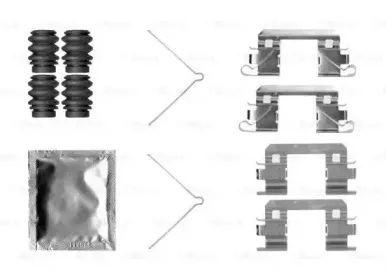 Комплектующие, колодки дискового тормоза BOSCH купить