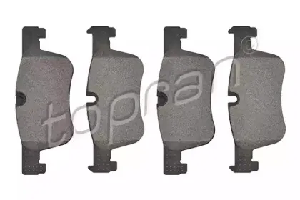 Комплект тормозных колодок, дисковый тормоз TOPRAN купить