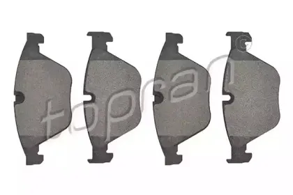 Комплект тормозных колодок, дисковый тормоз TOPRAN купить