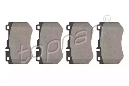 Комплект тормозных колодок, дисковый тормоз TOPRAN купить