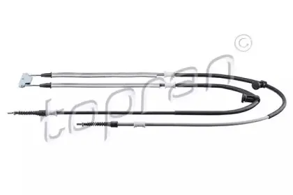 Трос, стояночная тормозная система TOPRAN купить