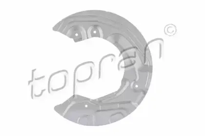 Отражатель, диск тормозного механизма TOPRAN купить