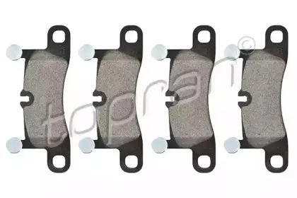 Комплект тормозных колодок, дисковый тормоз TOPRAN купить