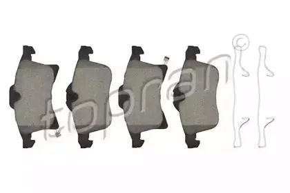 Комплект тормозных колодок, дисковый тормоз TOPRAN купить