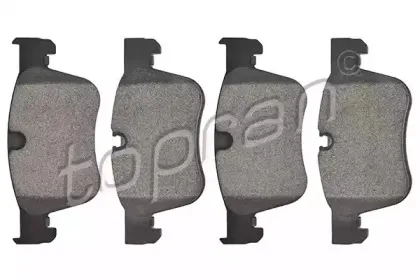 Комплект тормозных колодок, дисковый тормоз TOPRAN купить