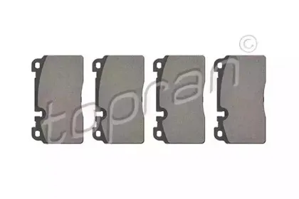 Комплект тормозных колодок, дисковый тормоз TOPRAN купить