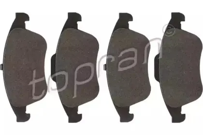Комплект тормозных колодок, дисковый тормоз TOPRAN купить
