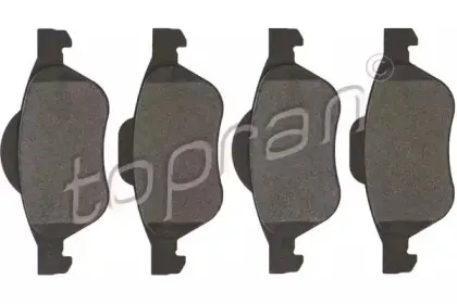 Комплект тормозных колодок, дисковый тормоз TOPRAN купить
