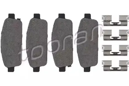 Комплект тормозных колодок, дисковый тормоз TOPRAN купить