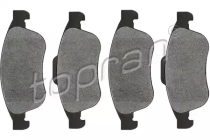 Комплект тормозных колодок, дисковый тормоз TOPRAN купить