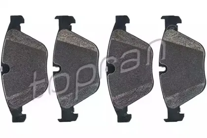 Комплект тормозных колодок, дисковый тормоз TOPRAN купить