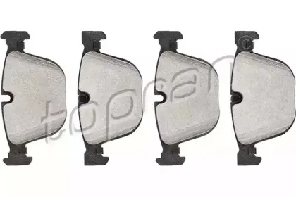 Комплект тормозных колодок, дисковый тормоз TOPRAN купить