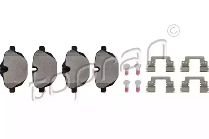 Комплект тормозных колодок, дисковый тормоз TOPRAN купить