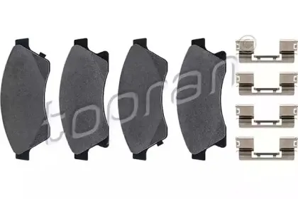 Комплект тормозных колодок, дисковый тормоз TOPRAN купить