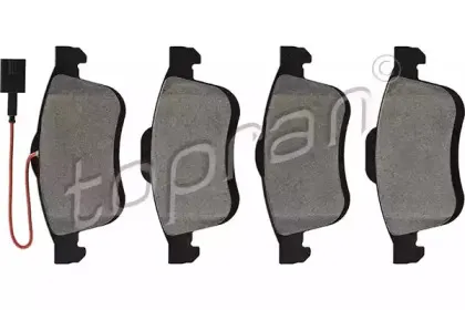 Комплект тормозных колодок, дисковый тормоз TOPRAN купить